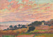 La Baie au soleil couchant, Saint-Clair - Theo van Rysselberghe — vy av konstverket