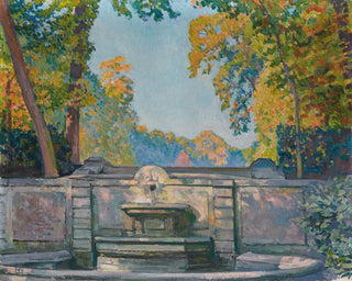La Fontaine - Theo van Rysselberghe — vy av konstverket