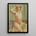 Paquita med halsband - Theo van Rysselberghe — inramlat konstverk på väggen