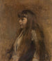Portrait av en flicka - Theo van Rysselberghe — vy av konstverket