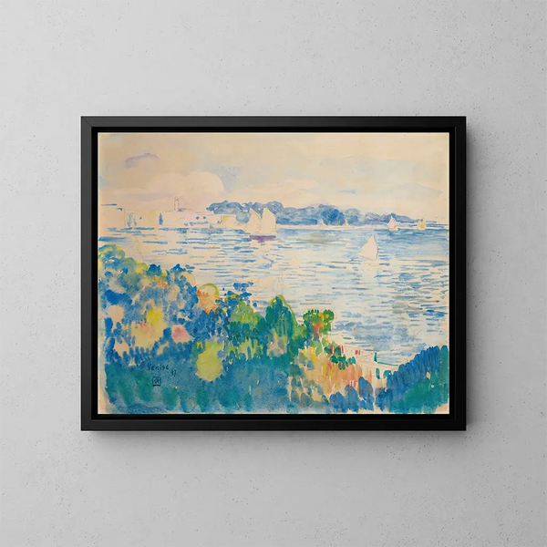Venise - Theo van Rysselberghe — inramlat konstverk på väggen