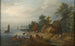 Le passage de la rivière - Theobald Michau — vy av konstverket