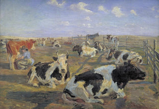 Theodor Philipsen - The Milking Place at Meilgrd.webp
