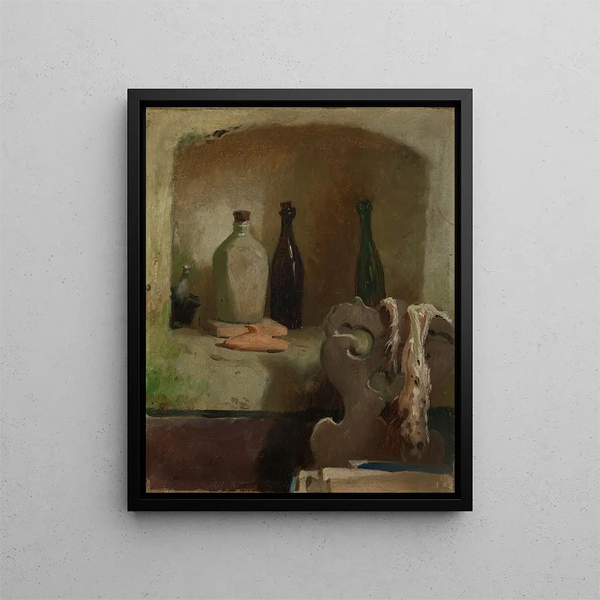 Theodor Poeckh - Stilleben mit Flaschen.webp