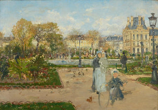 Theodor Von Hrmann - In Den Tuilerien.webp