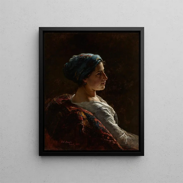 Theodore Clement Steele - The Munich Model.webp