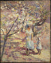 I fruktträdgården - Theodore Robinson — vy av konstverket
