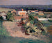 La Maison Rouge - Theodore Robinson — vy av konstverket