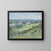 La vallée de la Seine depuis les collines de Giverny - Theodore Robinson — inramlat konstverk på väggen