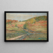 Colline du Vermont - Theodore Robinson — inramlat konstverk på väggen