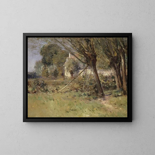 Saules - Theodore Robinson — inramlat konstverk på väggen