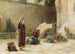 Le parvis du Saint-Sépulcre à Jérusalem - Theodoros Ralli — vy av konstverket
