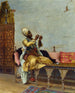 Enfiler des perles - Theodoros Ralli — vy av konstverket