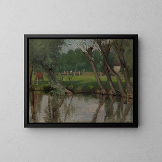 Theophil Preiswerk - Brook at Hangenbieten in the Alsace.webp