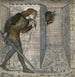 Thésée och Minotauren i labyrinten - Sir Edward Coley Burne-Jones — vy av konstverket