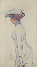 Silhouette de Madame Georges à Ambleteuse - Théo van Rysselberghe — vy av konstverket