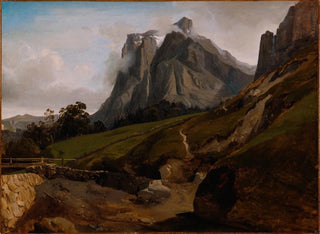 Thodore Caruelle dAligny - The Wetterhorn Switzerland.webp