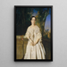 Comtesse de La Tour-Maubourg Marie-Louise-Charlotte-Gabrielle Thomas de Pange 1816-1850 - Théodore Chassériau — inramlat konstverk på väggen