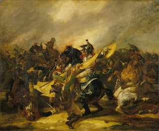 Thodore Gricault - A Charge of Cuirassiers.webp