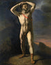 Académie d'homme nu au glaive - Théodore Géricault — vy av konstverket