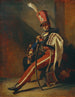 Le trompettiste des hussards d'Orléans - Théodore Géricault — vy av konstverket