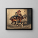 Le cheval du plâtrier - Théodore Géricault — inramlat konstverk på väggen