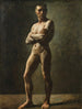 Académie, händer korsade - Théodore Géricault — vy av konstverket