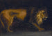 Studie av en lejon - Théodore Géricault — vy av konstverket