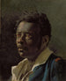 Studie av modellen Joseph - Théodore Géricault — vy av konstverket
