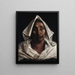 La vieille femme italienne - Théodore Géricault — inramlat konstverk på väggen