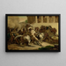 La Course des Chevaux Sans Cavalier - Théodore Géricault — inramlat konstverk på väggen