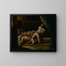 Trois amants - Théodore Géricault — inramlat konstverk på väggen