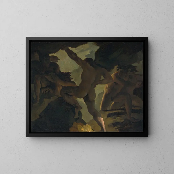 Episode av kriget mellan Titans - Théodore Géricault — inramlat konstverk på väggen