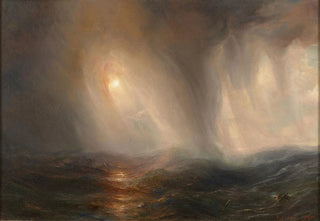 Thodore Gudin - Effet de lumire au cur dune tempte en mer.webp