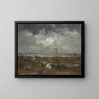 Thodore Rousseau - Vue Sur Les Collines De Montmartre.webp