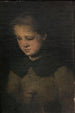 La fillette en gris - Théodule Ribot — vy av konstverket