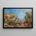 Le sac de Corinthe - Thomas Allom — inramlat konstverk på väggen