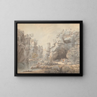 L'entrée nord du col de Gundecotta - Thomas Anburey — inramlat konstverk på väggen