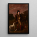 porträtt av Henry Hoste Henley 1766-1833 med hundar - Thomas Arrowsmith — inramlat konstverk på väggen