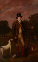 porträtt av Henry Hoste Henley 1766-1833 med hundar - Thomas Arrowsmith — vy av konstverket