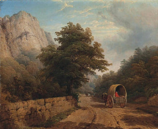 High Tor, Matlock, Derbyshire - Thomas Baker — vy av konstverket