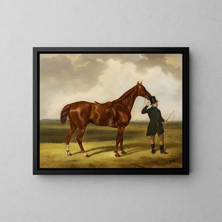 Thomas Barratt of Stockbridge - Horse and Rider in a Landscape.webp