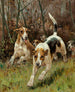 La meute de chasse arrive - Thomas Blinks — vy av konstverket