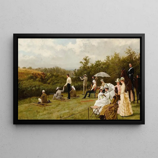 Thomas Blinks - Walter Winans On The Running Deer Range Wimbledon Common.webp