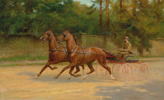 Thomas Blinks - Walter Winans driving a carriage.webp