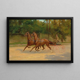 Thomas Blinks - Walter Winans driving a carriage.webp