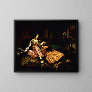 Thomas Buchanan Read - Interior Scene with Sultan and Concubine.webp