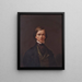 Självporträtt av Thomas Buchanan Read - Thomas Buchanan Read — inramlat konstverk på väggen