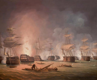 Thomas Buttersworth - The Battle of the Nile 1 August 1798.webp