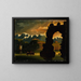 Landskap - Thomas Chambers — inramlat konstverk på väggen